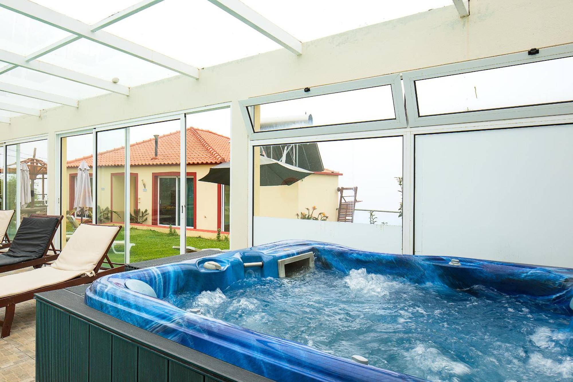 Apartmán Casa Da Relva Com Piscina Aquecida Interna Arco da Calheta  Exteriér fotografie